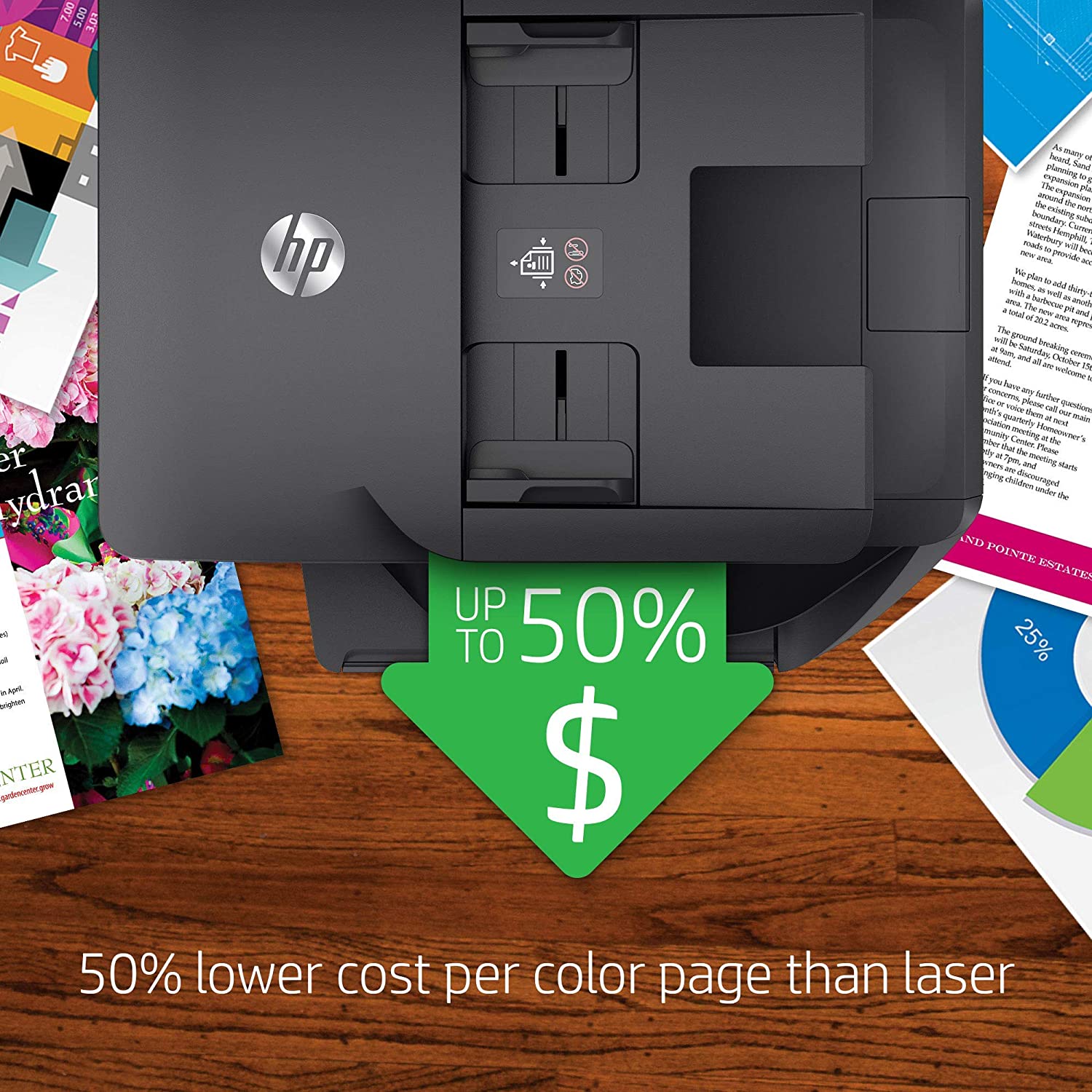 HP OfficeJet Pro 6978 All-in-One Wireless Printer with Mobile Printing, HP Instant Ink &  Dash Replenishment Ready (T0F29A) (Renewed) - Image 5